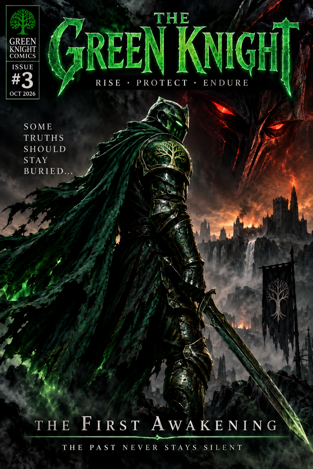 Green Knight Issue #3 — The First Awakening